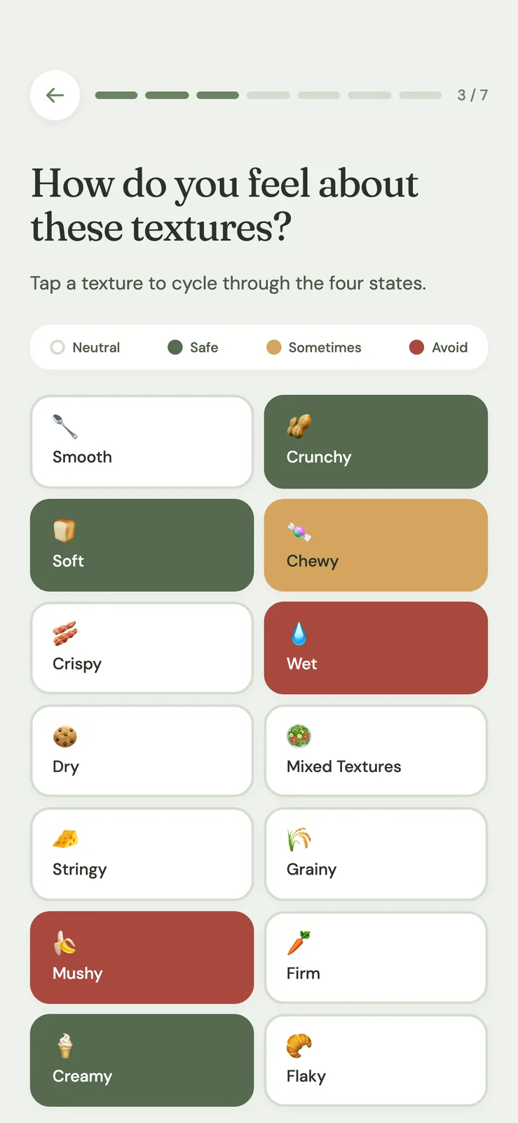 Can Eat, Will Eat iOS app, screen 1